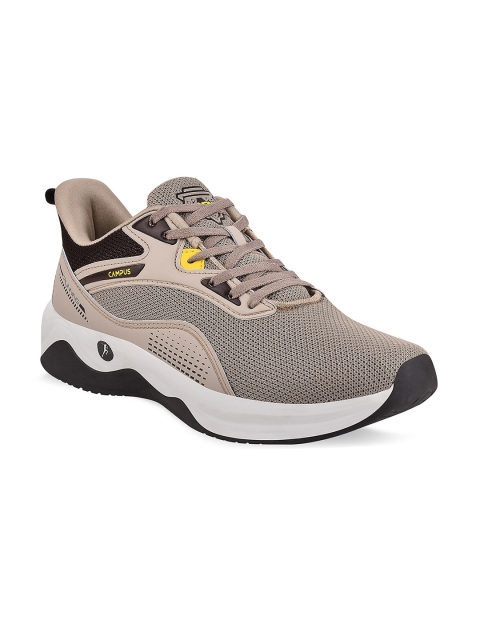 

Campus Men Beige Mesh Running Shoes