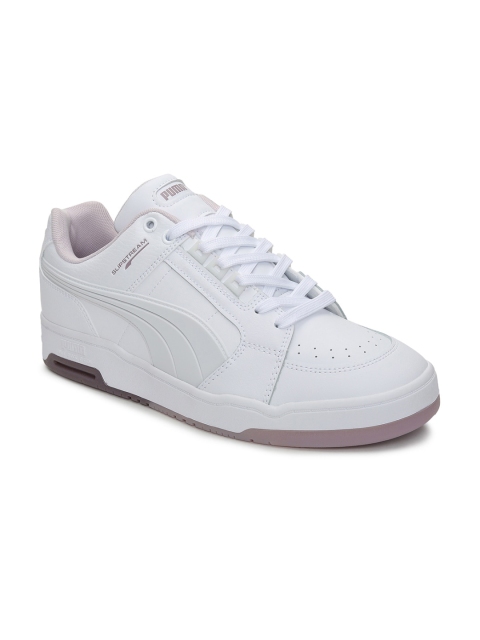 

Puma Unisex White Lace-Up Sneakers