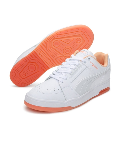 

Puma Men White Slipstream Lo Reprise Sneakers