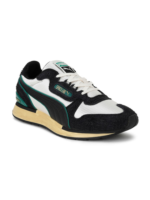 

Puma Black Colourblocked Mesh Lightweight Sneakers
