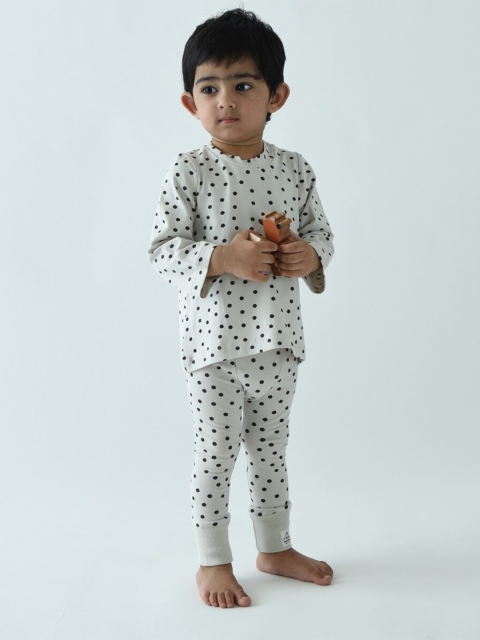 

Tiffy & Toffee Kids Grey Printed T-shirt