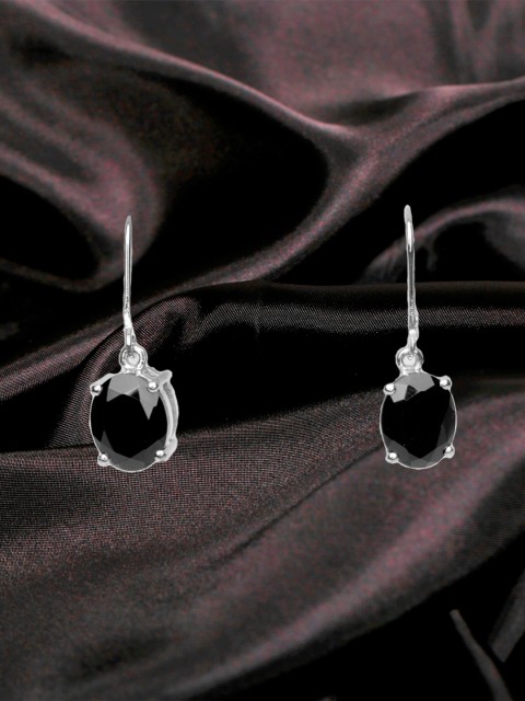 

HIFLYER JEWELS Black Contemporary Studs Earrings