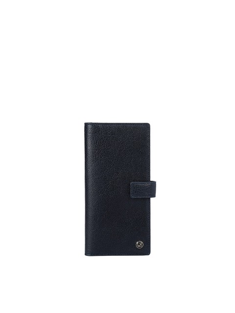 

Da Milano Men Blue Textured Leather Card Holder