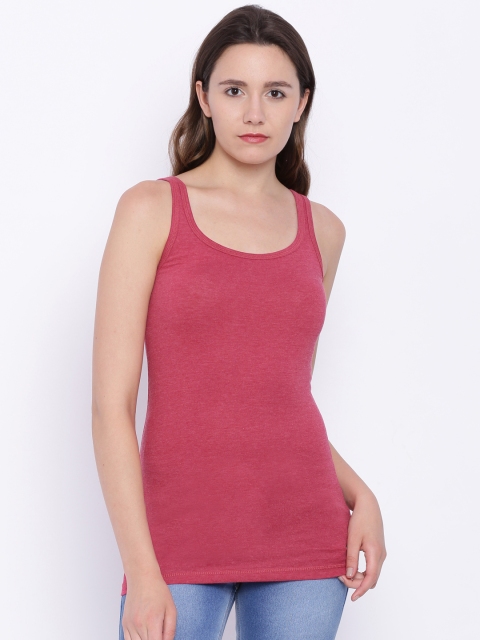 

U.S. Polo Assn. Women Women Pink Solid Tank Top