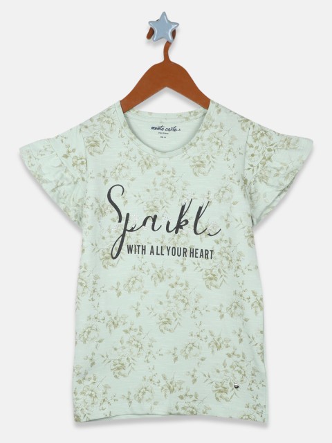 

Monte Carlo Olive Green Print Top