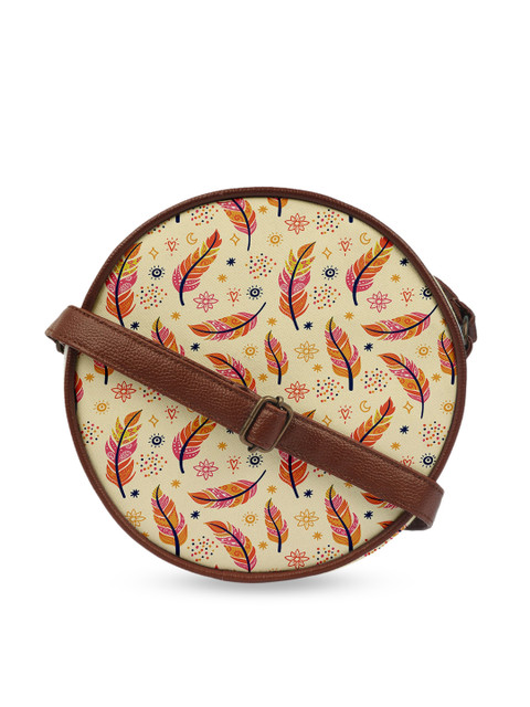 

Crazy Corner Yellow Printed Bucket Sling Bag