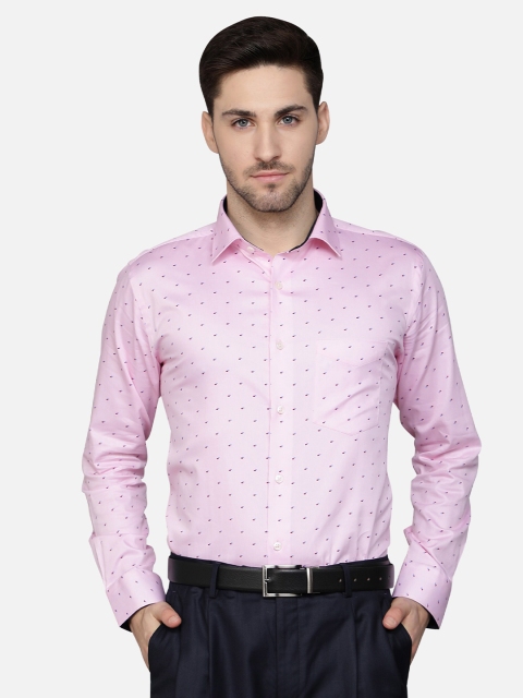 

Callino London Men Pink Printed Formal Shirt