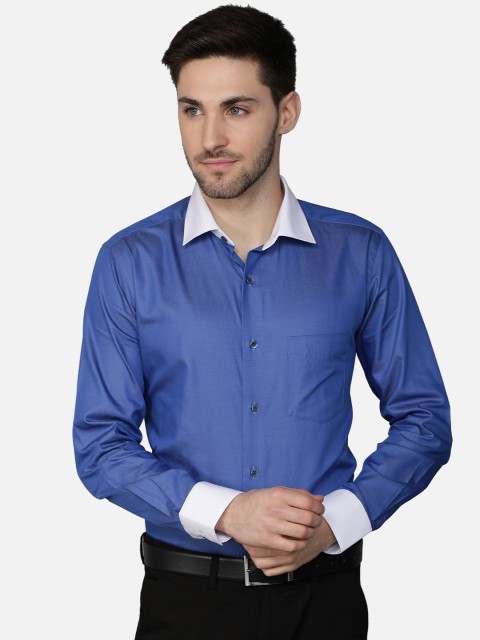 

Callino London Men Blue Standard Cotton Formal Shirt