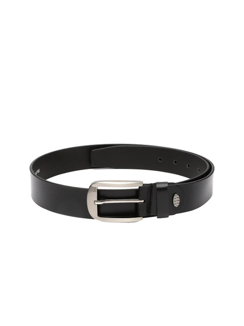 

WildHorn Men Black Genuine Leather Belt