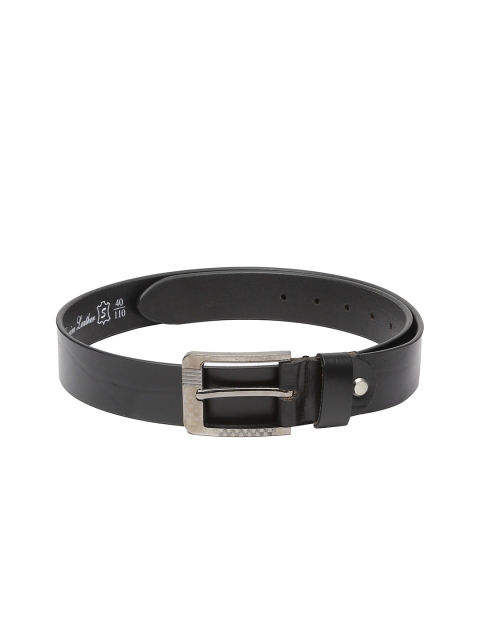 

WildHorn Men Black Genuine Leather Belt