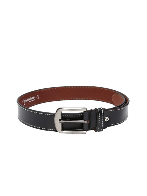 

WildHorn Men Black Genuine Leather Belt