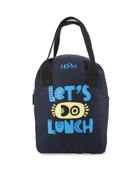 

HOOM Unisex Blue Printed Lunch Bag