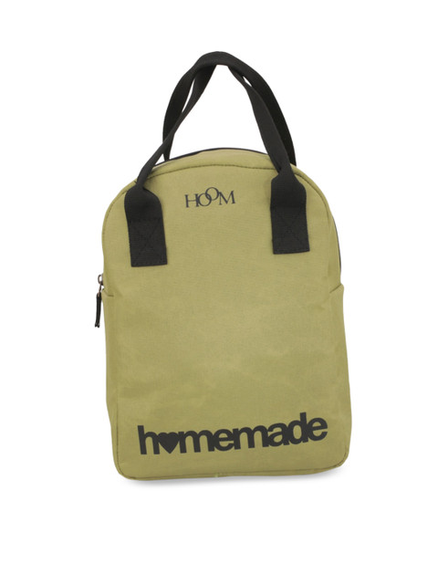 

HOOM Unisex Green Printed Lunch Bag Travel Accessory
