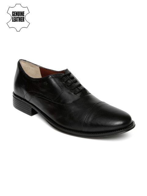 

Arrow Men Black Alford Genuine Leather Oxford Shoes
