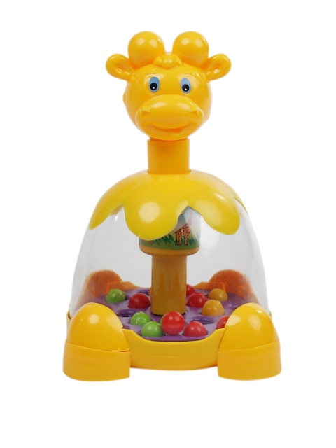 

UNITED AGENCIES Kids Yellow Jumping Giraffe Learning & Development Toys