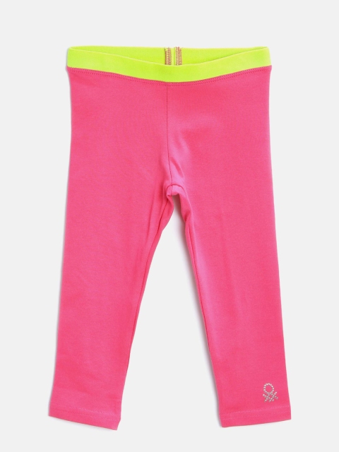 

United Colors of Benetton Girls Pink Leggings