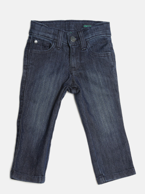 

United Colors of Benetton Boys Blue Skinny Fit Mid Rise Clean Look Jeans