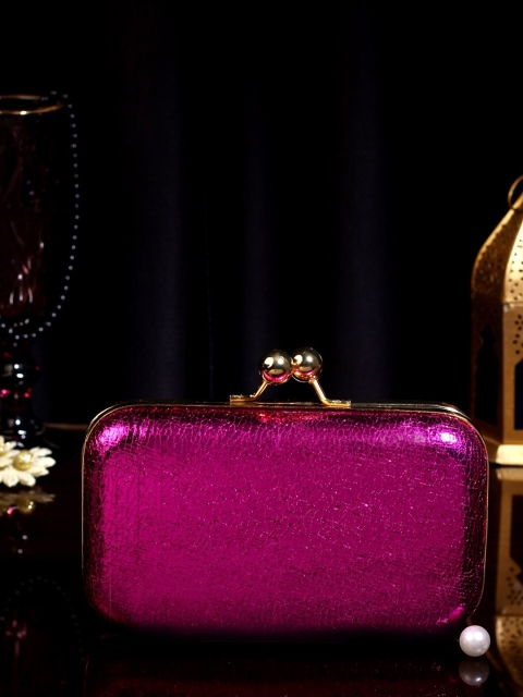 

TRINK Pink Box Clutch With Chain Strap