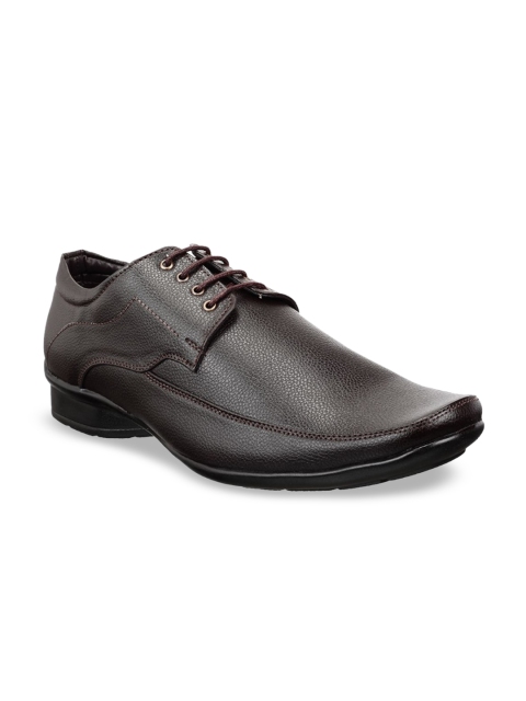 

Vardhra Men Brown Solid Formal Derbys