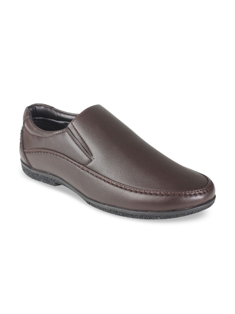 

Vardhra Men Brown Leather Loafers