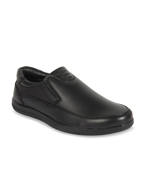 

Vardhra Men Black Solid Formal Slip-on
