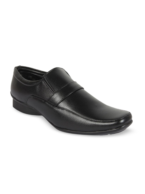 

Vardhra Men Black Solid Slip-On Formal Shoes