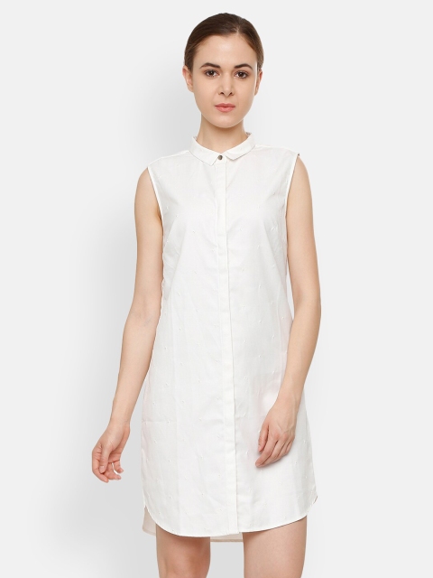 

Allen Solly Woman White A-Line Dress