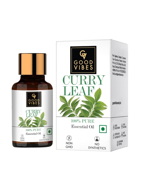

Good Vibes 100% Pure Curry Leaf Essential Oil - 10ml, White