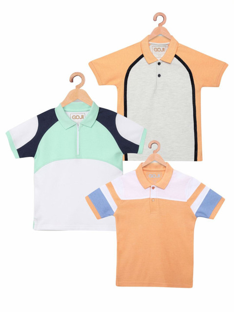 

GOJI Kids Pack Of 3 T-shirts, White