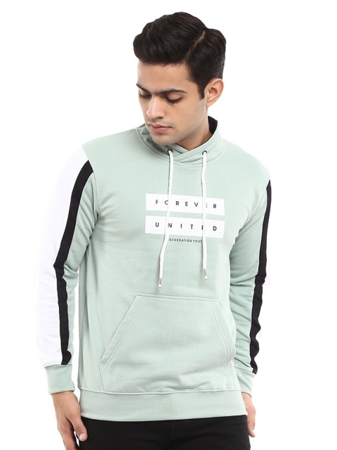 

V-Mart Men Lime Green Printed Sweatshirt