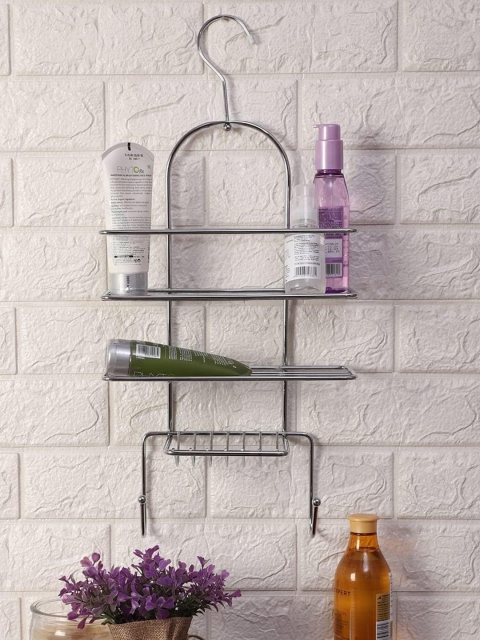 

Sabichi Silver-Toned Stainless Steel Shower Caddy