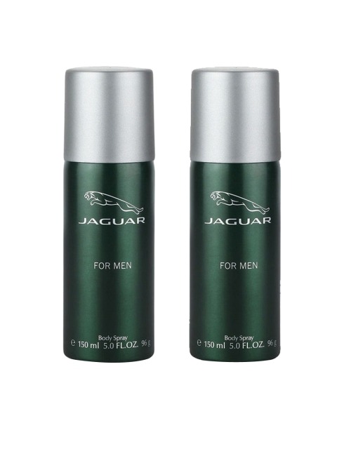 

JAGUAR Set of 2 For Men Green Deodorant Body Sprays - 150ml each