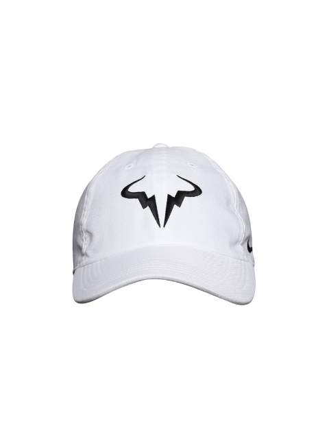 

Nike Unisex White AEROBILL H86 Rafa Tennis Cap, Off white