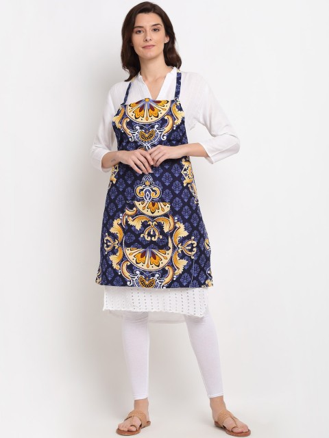 

Dhrohar Multi Colored Printed Apron With A Napkin