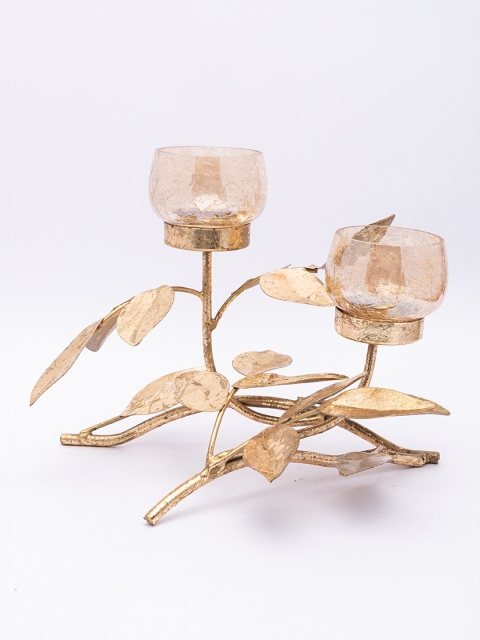 

MARKET99 Gold-Toned T-Lite Candle Holder
