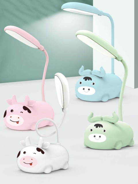 

MARKET99 Kids Green & White Study Lamp