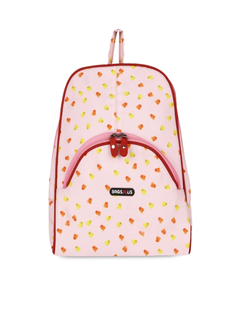 

Bags.R.us Women Pink Printed Backpack