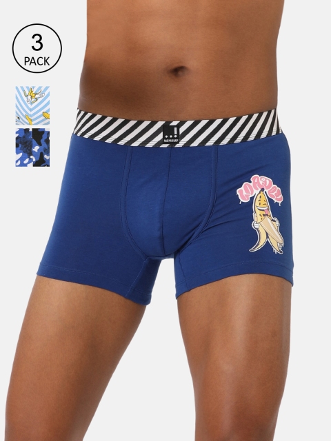 

RAD.MAD.BAD Men Pack of 3 Assorted Trunks