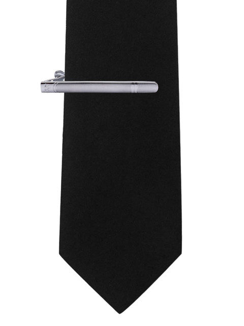 

The Tie Hub Men Silver-Toned Solid Brass Tie Pin