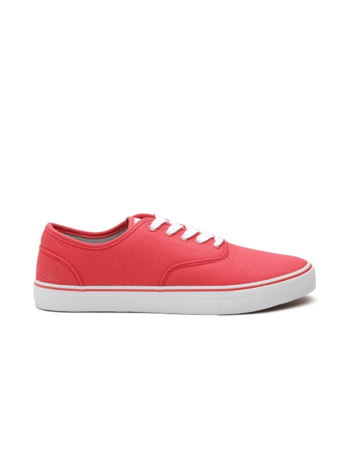 United Colors of Benetton Men Pink Solid Sneakers United Colors of Benetton Men Pink Solid Sneakers