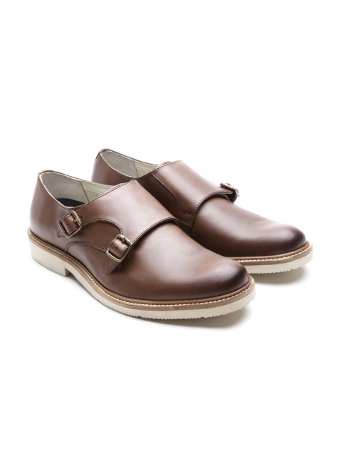 

United Colors of Benetton Men Brown Solid Monks