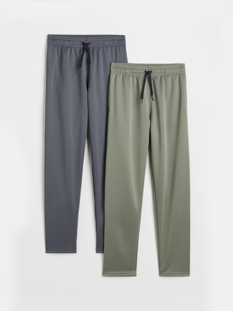 

H&M Boys Green & Grey 2-Pack Track Pants