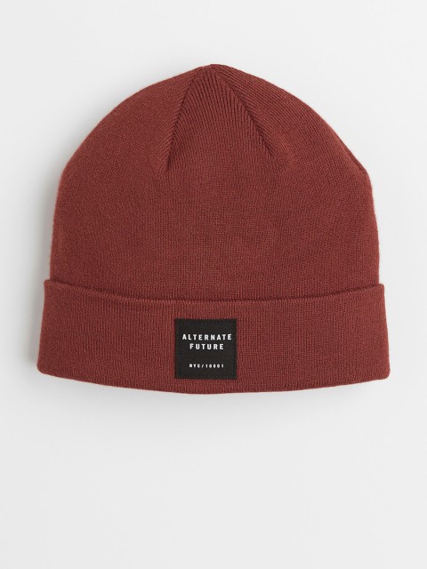 

H&M Brown Solid Fine Knit Hat