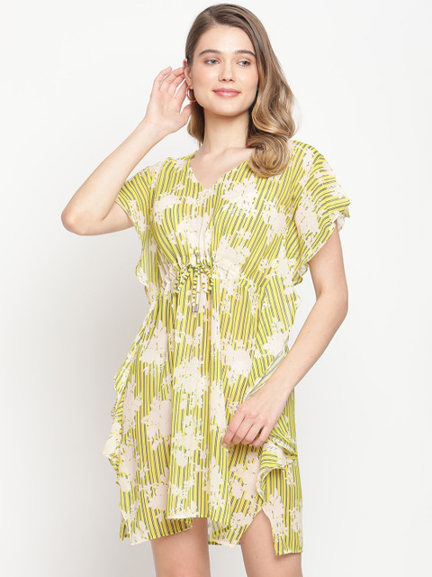 

EROTISSCH Women Green Printed Swimwear