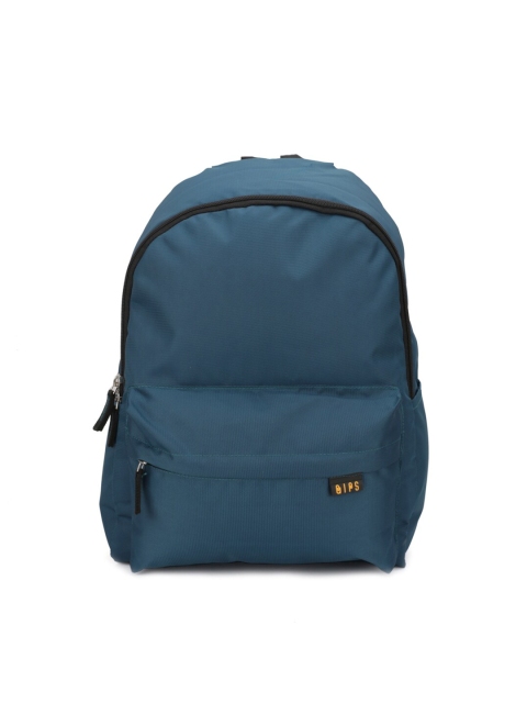 

QIPS Unisex Teal & Black Backpack