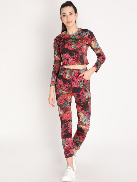 

Chkokko Women Red Summer Co-Ord Set