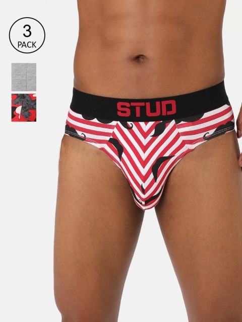 

RAD.MAD.BAD Men Pack of 2 Assorted Basic Briefs