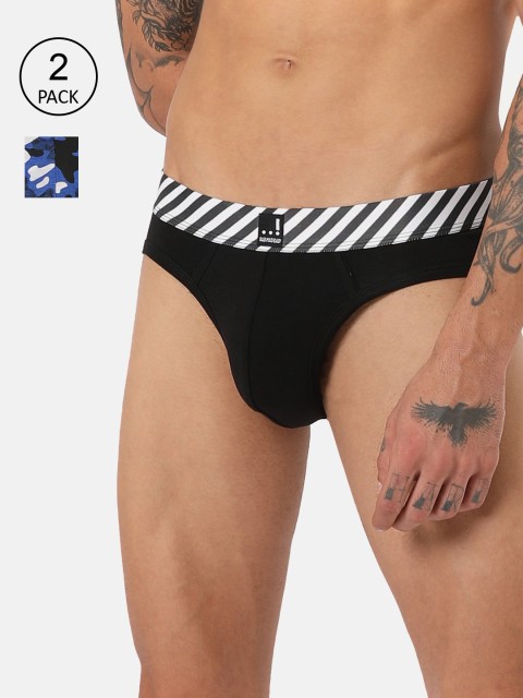 

RAD.MAD.BAD Men Pack Of 2 Assorted Briefs
