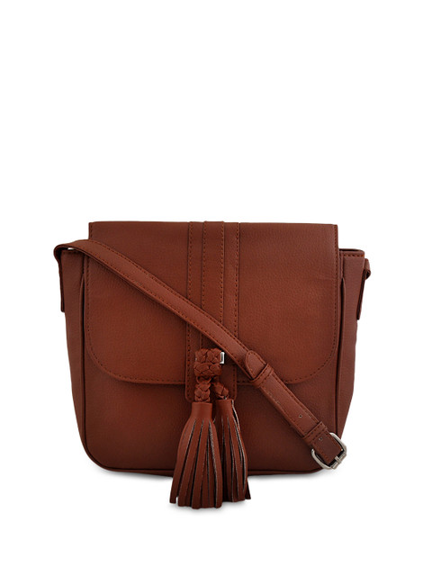 

yelloe Brown Sling Bag