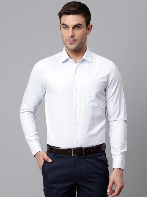 

Richlook Men Blue Checked Formal Shirt